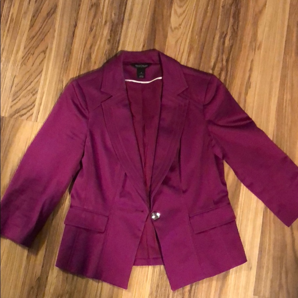 WHBM Plum Blazer